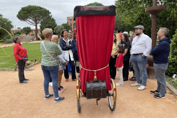 la grande course des magiciens - Jean Bobine de dos - © Franck Viala